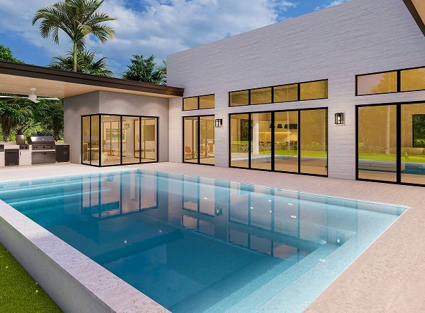 Private terrace overlooking the Lukenya hills